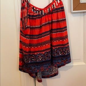 Pattern tank top
